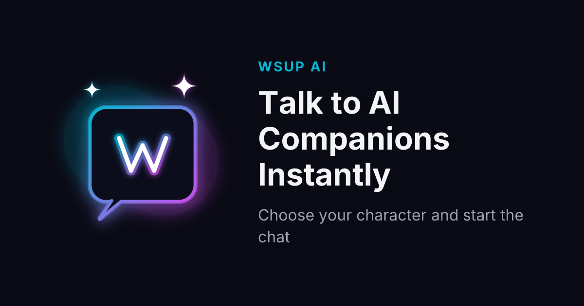 Screenshot of WSUP AI