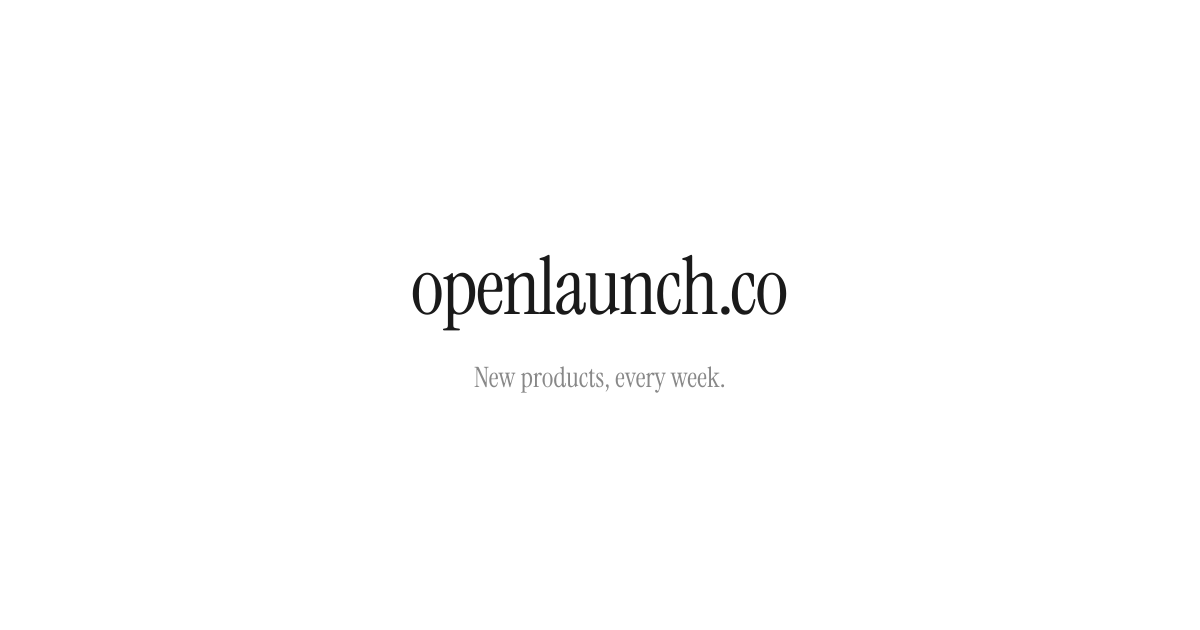 Screenshot of OpenLaunch