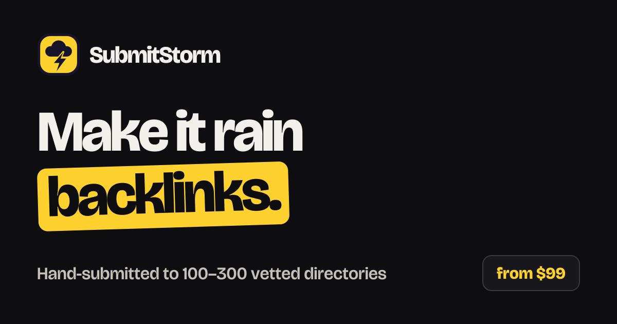 Screenshot of SubmitStorm