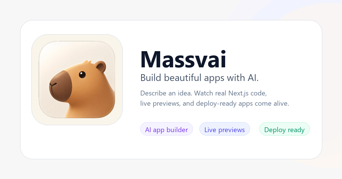 Screenshot of Massvai